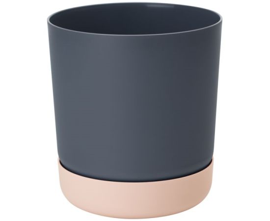 Plastic flower pot FORM PLASTIC Satina Duo 4300-014+066P Ø13 anthracite with nude