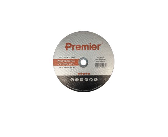 Cutting disc for metal   Premier  230 x 2., x 22 mm