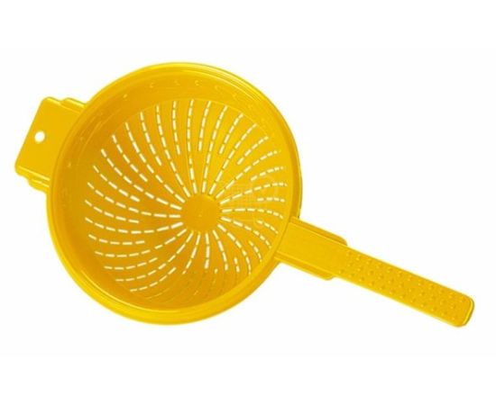 Colander with handle HAIDRUN 19 cm yellow