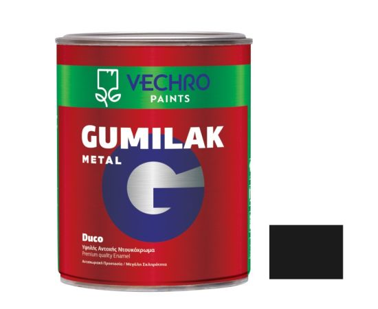 Oil paint for metal Vechro Gumilak metal black glossy 750 ml
