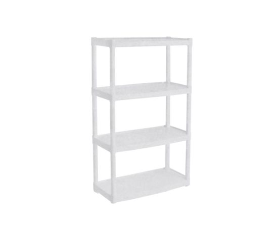Universal shelving Aleana 122050 4 shelves white 137x82x37 cm