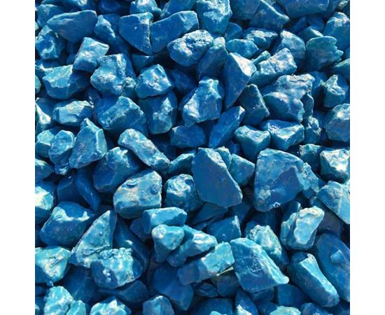 Декоративный крашеный камень голубой GeoColor Decor 8 кг