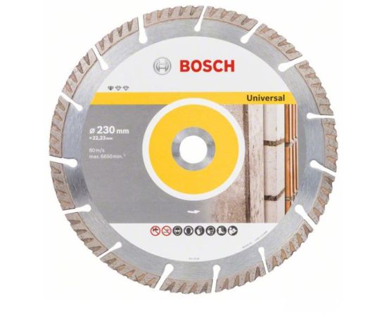 Diamond blade Bosch Standard for Universal 230x22.23 mm