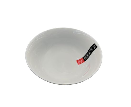 Deep plate ceramic BONE BRILLIANT PD372 21009