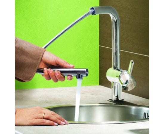 Kitchen faucet with retractable spout Grohe Flair 32454000