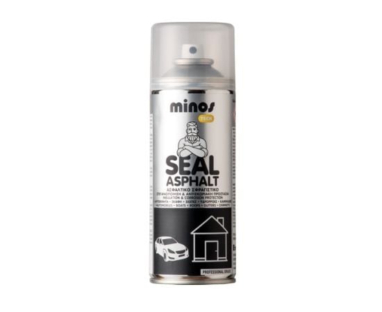 Спрей-битумная изоляция Evochem Minos Asphalt Seal 400 мл черная