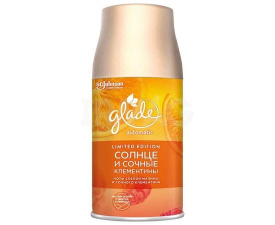 Aerosol Glade Sun and juicy clementines refillable can 269 ml