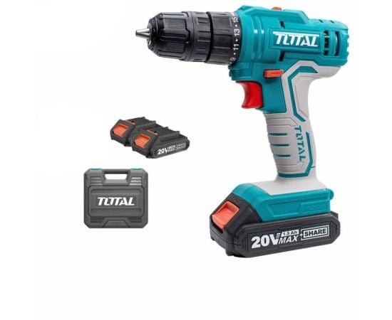 Cordless drill-screwdriver Total TDLI20012 20 V