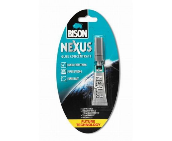 Super glue Bison Nexus 7 g transparent