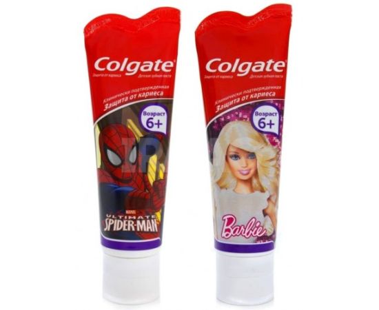 Toothpaste COLGATE  Children's Barbie / Spiderman 75 ml.