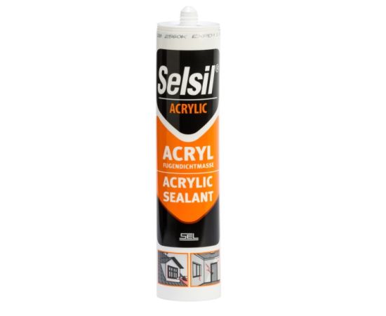 Acrylic Sealant Selsil Fugendichtmasse 310 ml white