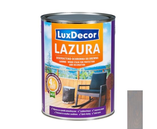 Лазурь LuxDecor 0.75 л серый