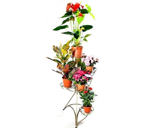 Stand for flower pots Forging Tower Kvitka-Trade 7 round profile spiral
