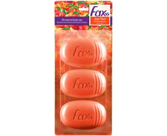 Toilet soap FAX peach 3x115 g