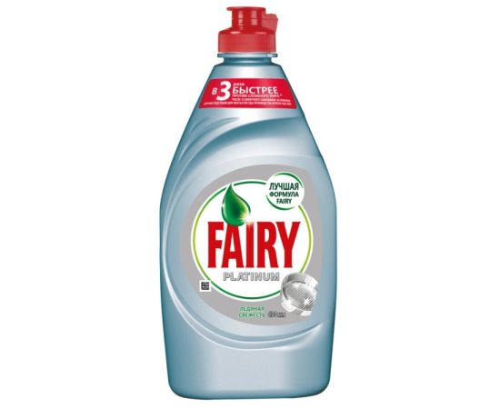 ჭურჭლის სარეცხი სითხე Fairy Platinum ყინულოვანი სისუფთავე 450 მლ