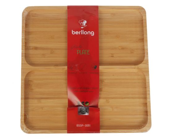 Деревянная тарелка Berllong BSSP-0051 30x30x2 см