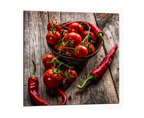 Glass picture Styler Peppers 2B GL171 30X30 cm