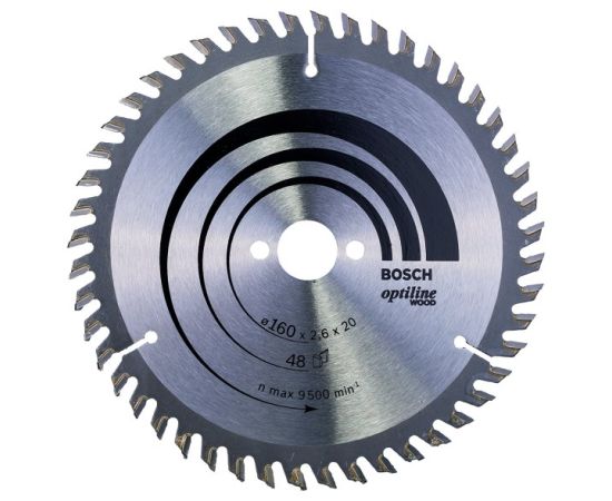 Циркулярный диск Bosch Optiline Wood 160x2.6x20 мм 48