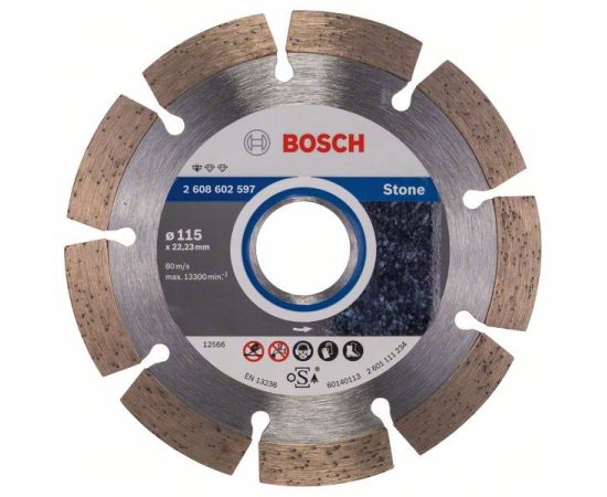 Cutting disc Bosch Professional for stone 115 mm.