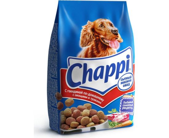 მშრალი საკვები ძაღლებისთვის Chappi საქონლის ხორცით 600 გრ