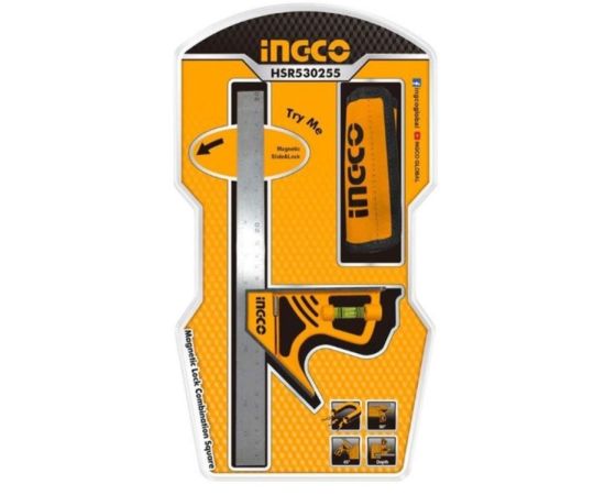 Magnetic ruler Ingco HSR530255 30 cm