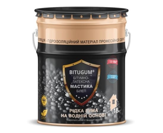 Mastic Izofast BILEP "liquid rubber" BITUGUM 18 kg