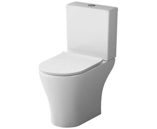 Toilet-compact Damixa Origin Bit 778607SC with microlift seat