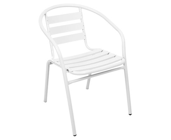 Кресло металическое WHITE FC9100110