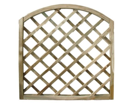 Wooden fence latticed LIDIA B&D Burchex 180x150 cm