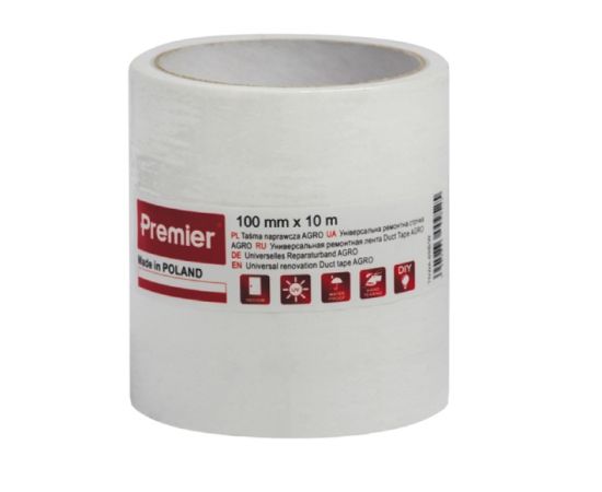 Universal repair adhesive tape Premier TNWA-69B/W 100 mm x 10 m white