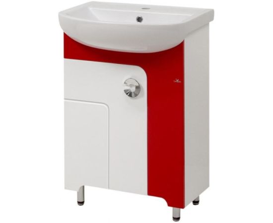 Sink cabinet with washbasin Sanservice Eliza 60 red