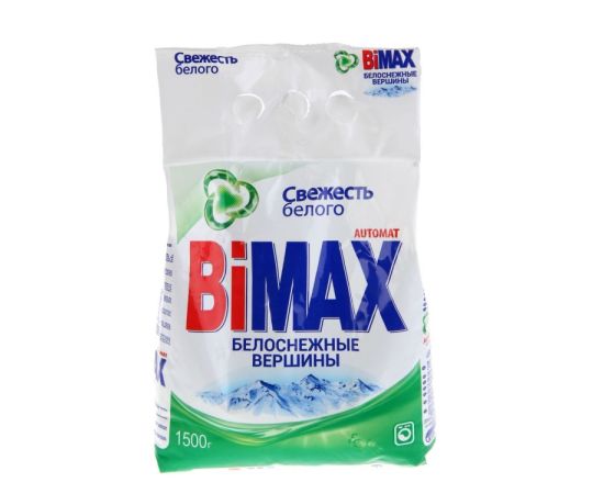 Washing powder Bimax Snow-white tops 1.5 kg