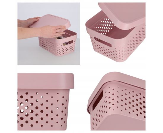 Коробка для хранения с крышкой CURVER Pink 4,5L
