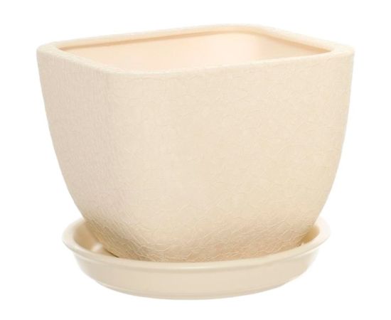 Flower Pot Ceramic Nockturn N3 Silk Beige