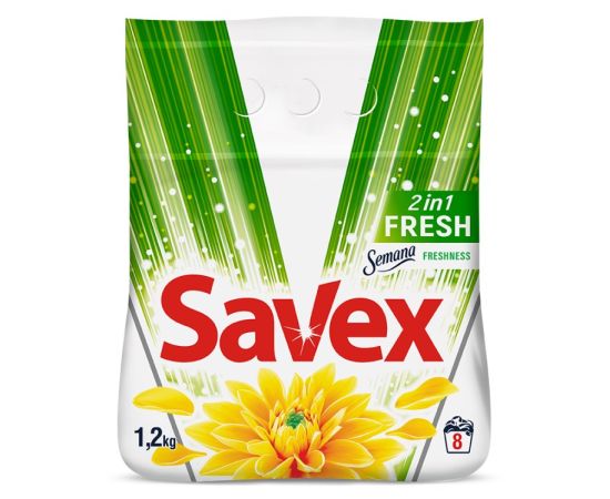 სარეცხი ფხვნილი Savex ავტომატი Parfum Lock 2in1 Fresh 1.2 კგ