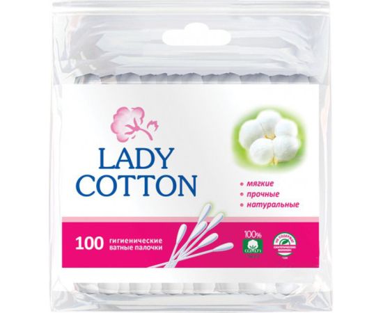 Cotton sticks hygienic Lady Cotton 100 pcs