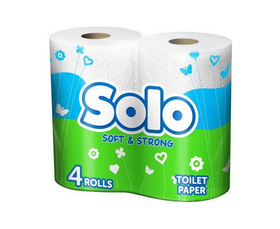 ტუალეტის ქაღალდი Solo 4 ც.