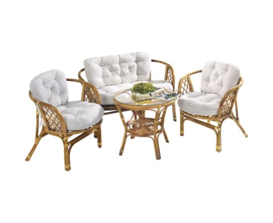 A set of garden furniture from natural rattan BAHAMA