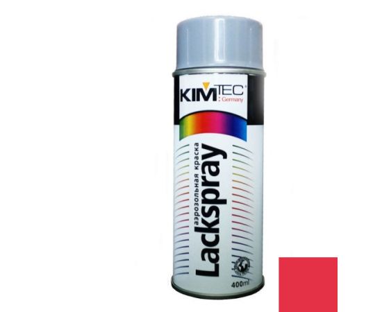Lacquer paint aerosol KIM-TEC fiery red 3180019 400 ml