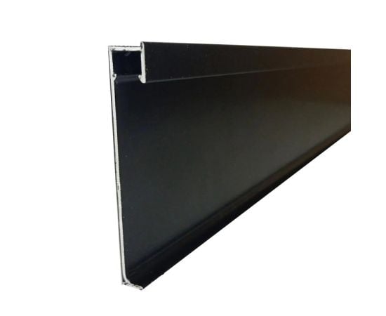 Skirting board from aluminum Profil Center LED Best Deal 5/80 2500x80x12 mm black