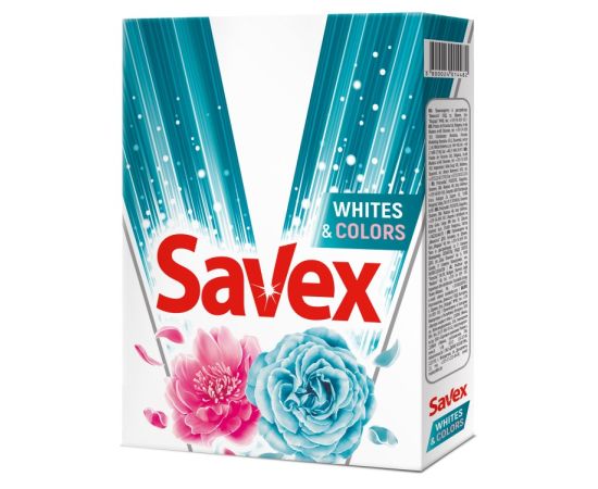 სარეცხი ფხვნილი Savex ავტომატი Whites & Colors 0.4 კგ