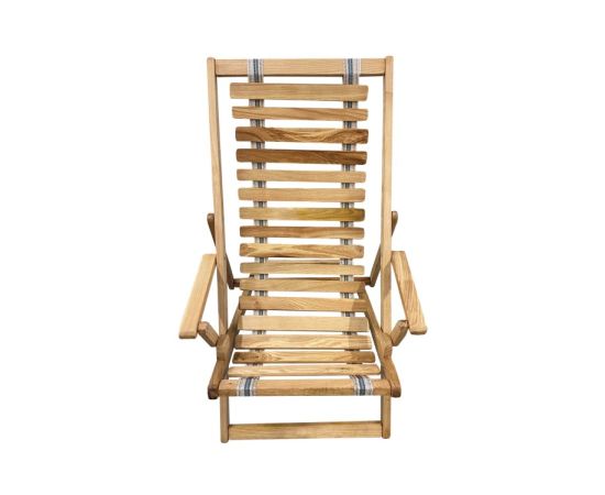 Chair - chaise longue 125X50cm chestnut