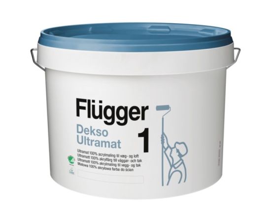 Interior extra-cleaning paint Flugger Dekso 1 Ultramat 10 l