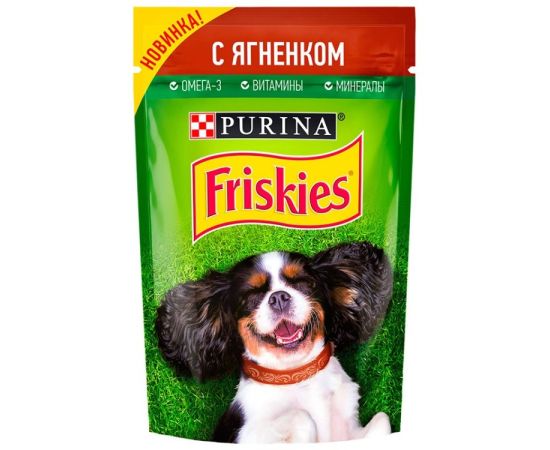 Корм для собак ягненок Friskies 85 г