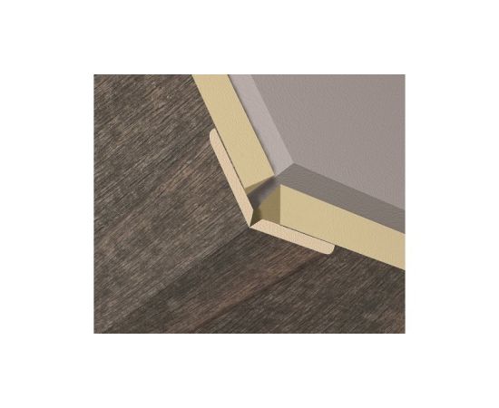 Plinth with variable angle 3D Wall 2600x22x22 mm. 8529