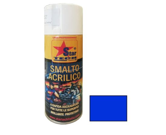 Спрей краска цвета синего сапфира STAR TECH VERNICI RAL 5003 0.4 л