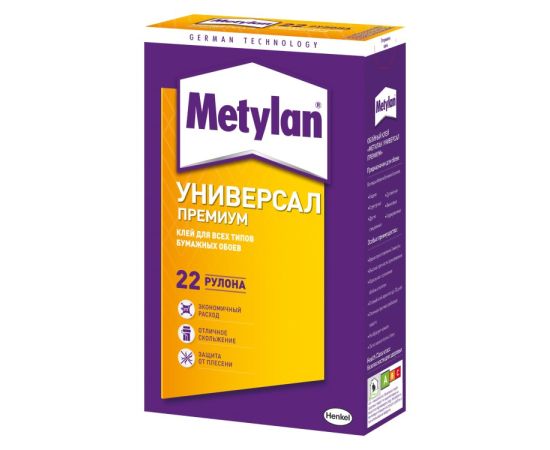 წებო შპალერის უნივერსალური Metylan 500 გრ