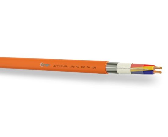Fire resistant cable Oren Kablo JE-H(St)H FE180 1x2x1.5+0.8 mm