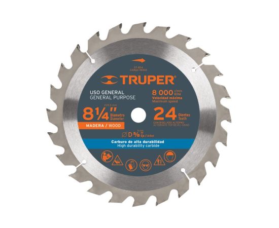 საჭრელი დისკი ხისთვის Truper ST-832 210 მმ
