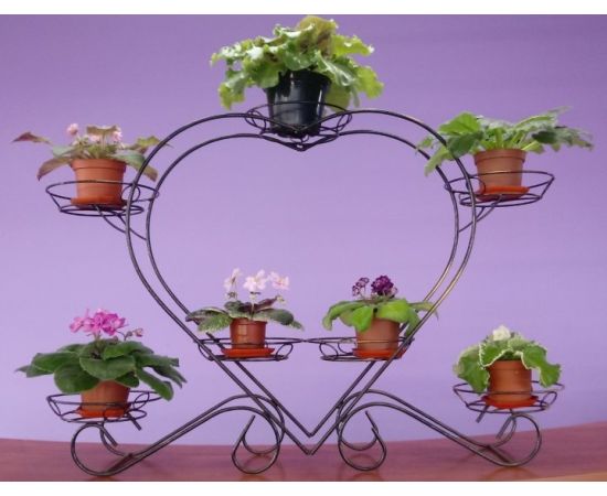 Stand for flower pots Rack Heart (Orchid 7)